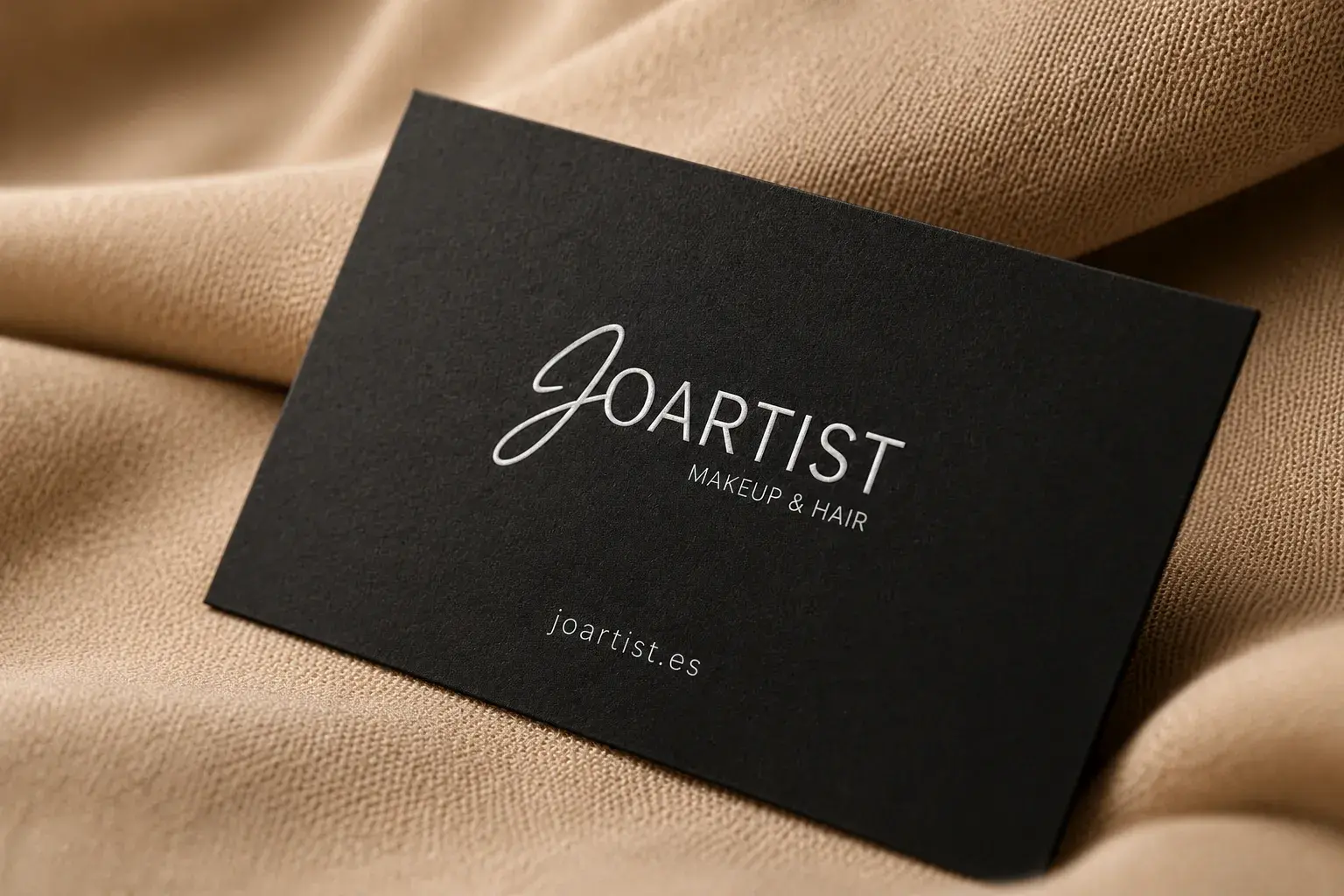 Tarjeta de visita en blanco Joartist